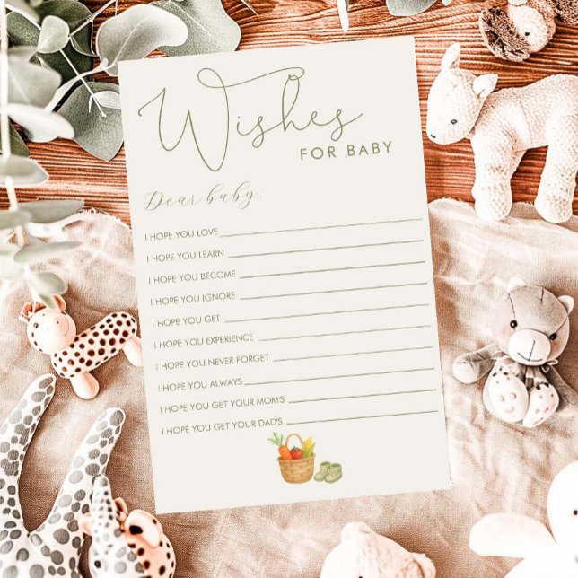 Baby shower Cultivé Localement Désire Pour bébé (Créateur téléchargé)