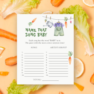 Baby shower cultivé localement - Nom que Baby Song