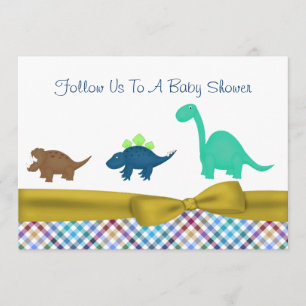 Baby shower Cute Dinosaur Invitation