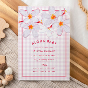 Baby shower d'Aloha floral clair tropical