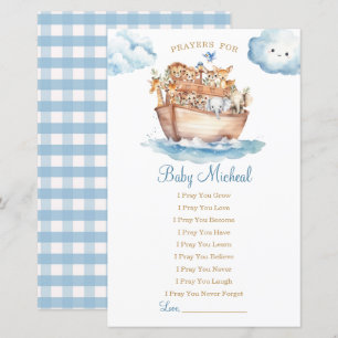 Baby shower d'arche de mignonette Boy Noah Prières