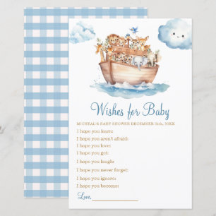 Baby shower d'arche de mignonette Boy Noah's Voeux