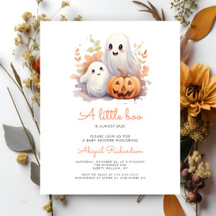 Baby shower d'automne du Citrouille de Little Boo