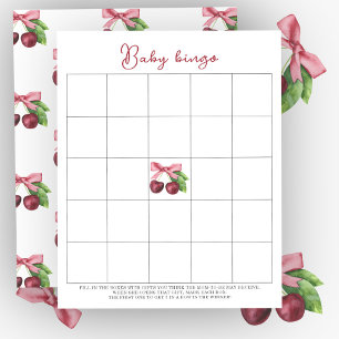 Baby shower de baby shower cerise