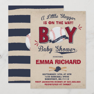 Baby shower de baseball Invitation Douche de baseb