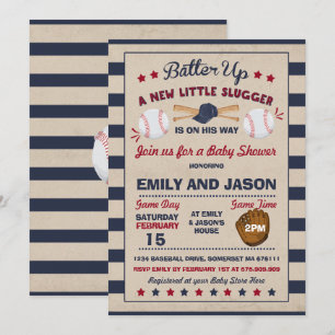 Baby shower de baseball Invitation Douche de baseb