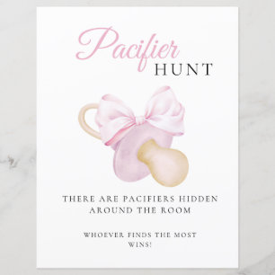 Baby shower de Bow rose Pacifique Chasse Jeu