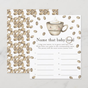 Baby shower de café de brasserie Nom de cet alimen