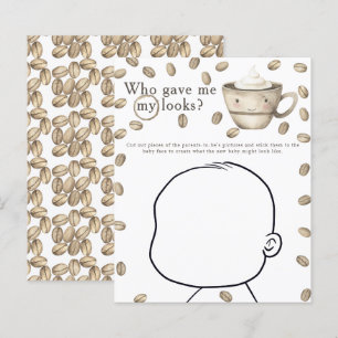 Baby shower de café de dessin animé - Qui m'a donn