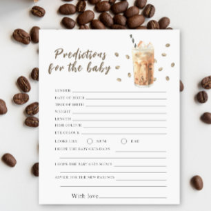 Baby shower de café - prédictions et conseils bébé