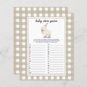Baby shower de canard Baby Jeu