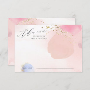 Baby shower de carte conseil Pastel Circles Abstra