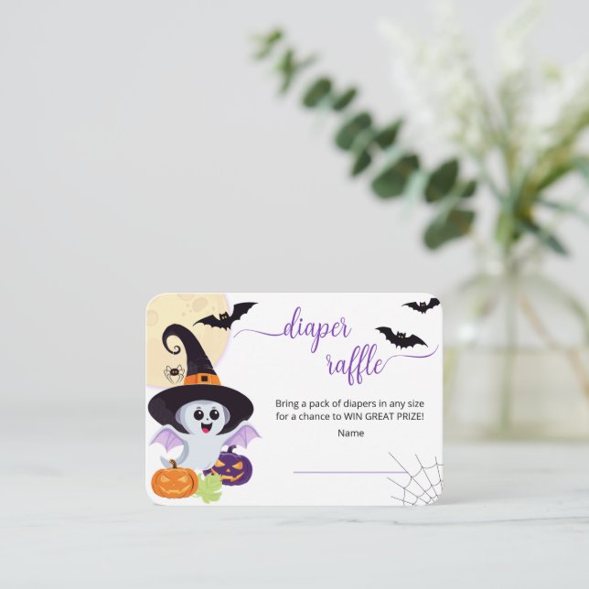 Baby shower de carte de boîtier pour Little Boo Ha (Debout devant)