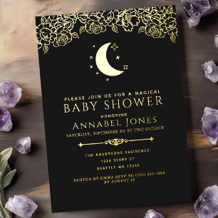 Baby shower de carte de Tarot gothique Witchy