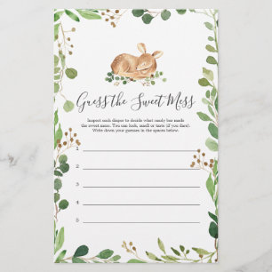 Baby shower De Cerfs Devine Le Mess Doux