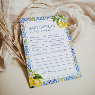 Baby shower de citron de la côte d'Amalfi