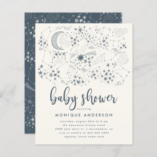 Baby shower de constellation de nuit étoilée