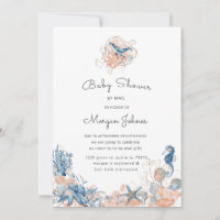 baby shower de corail de la mer par courriel