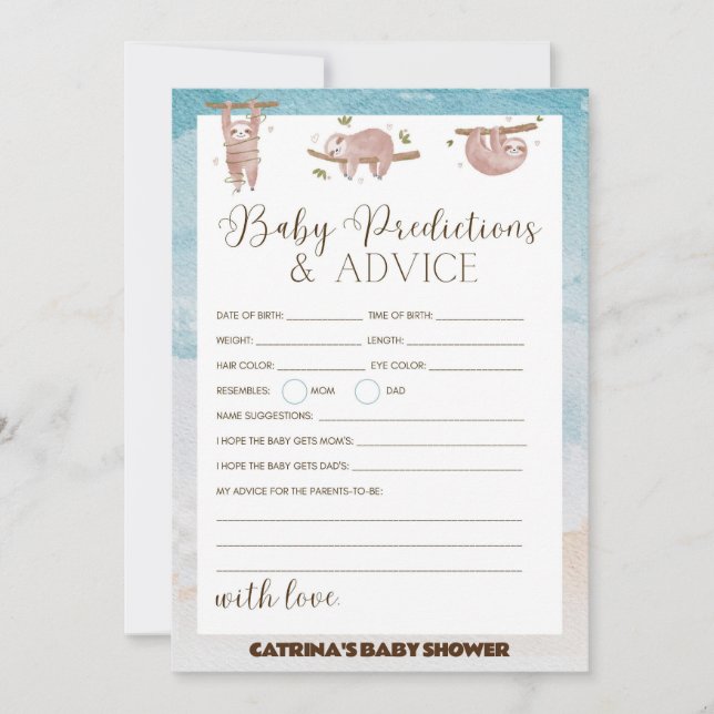 Baby shower de fentes - Nom modifiable, Invitation (Devant)