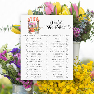 Baby shower de fleurs cultivé localement