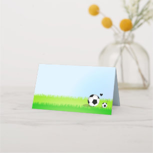 Baby shower de football Carte de placement