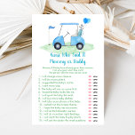 Baby shower De Golf Devinez Qui A Dit Qu'Il Jouait<br><div class="desc">Ces adorables cartes de jeu de Guess Who Said It Mommy or Daddy sont une activité de Baby shower amusante. Il vous suffit de les faire circuler pendant le Baby shower où vous aurez du plaisir à deviner qui a dit chaque déclaration-maman ou papa. Le design présente mon aquarelle peinte...</div>