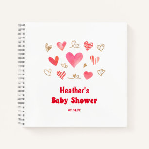 Baby shower de jour de Sweetheart Valentines livre
