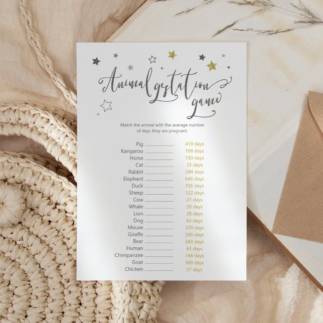 Baby shower de la manifestation animale Jeu + clé  (Créateur téléchargé)