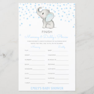 Baby shower de la phrase de papa et maman