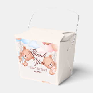 Baby shower de l'ours en peluche Ballotins