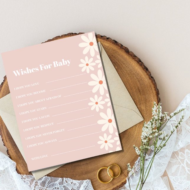 Baby shower de marguerite rose pour bébé (Créateur téléchargé)