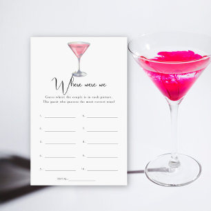 Baby shower de mariage Cocktail Où étions-nous