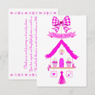 Baby shower de Merci de maison rose