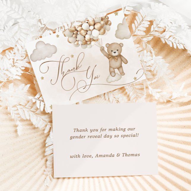 Baby shower de Merci de révélation du genre de l'o (Créateur téléchargé)