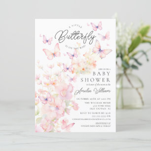 Baby shower de papillons Whimsical Invitation
