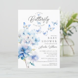 Baby shower de papillons Whimsical Invitation