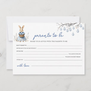 Baby shower de Pâques Conseil pour la carte Parent