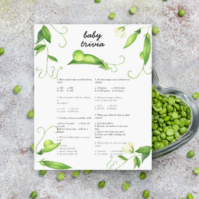 Baby shower de pois - Baby trivia jeu (Créateur téléchargé)