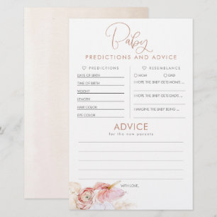 Baby shower de prédictions et conseils pour bébés 
