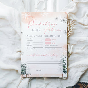 Baby shower de prédictions et conseils pour bébés
