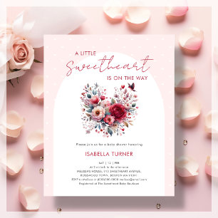 Baby shower de Saint-Valentin Chérie Invitation bu