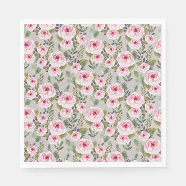 Baby shower de serviette en papier au design migno (Devant)