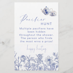 Baby shower de temps de thé de toile chasse pacifi