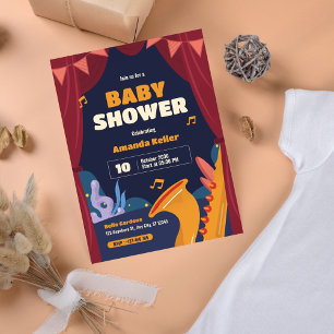 Baby shower de théâtre musical Invitation