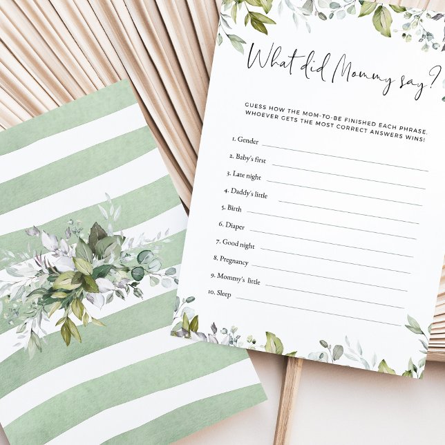 Baby shower De Verdure Qu'A Dit Maman ? (Créateur téléchargé)