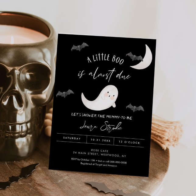 BABY SHOWER d'Halloween SUGARBOO Invitation (Créateur téléchargé)
