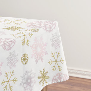 Baby shower d'hiver Flush Snowflake Nappe