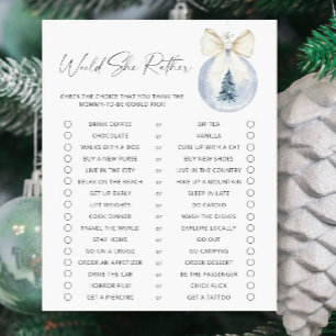 Baby shower d'hiver - Jeu Plutôt Qu'elle