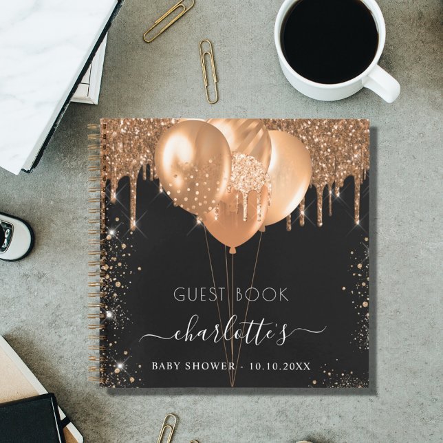 Baby shower du livre d'hôtes parties scintillant e (Créateur téléchargé)