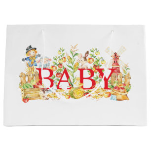 Baby shower du marché agricole ・ Nouveau sac cadea
